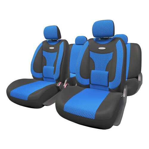 Комплект чехлов на сиденья Autoprofi Extra Comfort ECO-1105 BK/BL (M) в Газпромнефть