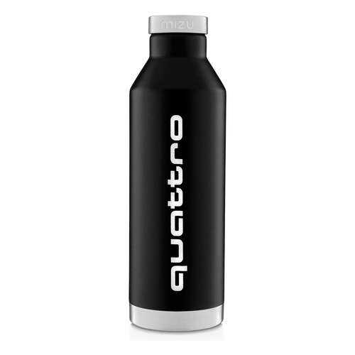 Стальная бутылка для воды Audi quattro Insulated Bottle, Black, артикул 3291800300 в Газпромнефть