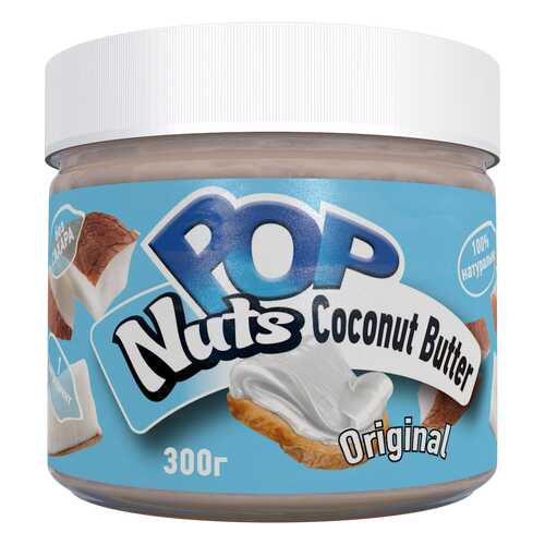 Кокосовая паста POP Nuts Coconut Butter Original Натуральная, 300 г в Газпромнефть