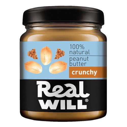 Real Will Peanut butter хрустящая 500 г в Газпромнефть