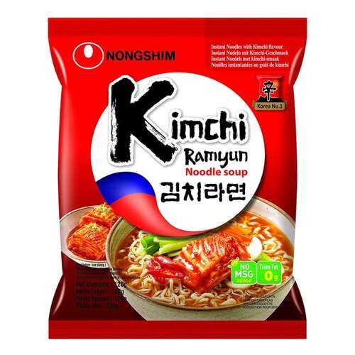 Лапша быстрого приготовления Кимчи Рамен Nongshim 120 г в Газпромнефть