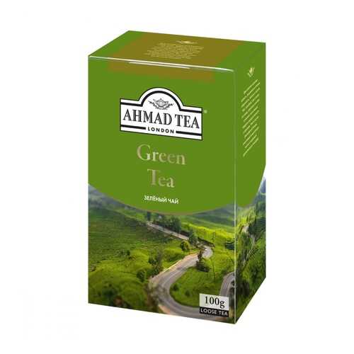 Чай Ahmad Green Tea, зеленый, листовой, 100 гр в Газпромнефть