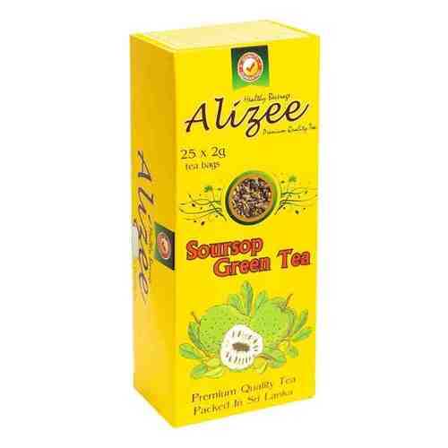 Чай Alizee Soursop Green Tea зеленый 25 пакетиков в Газпромнефть