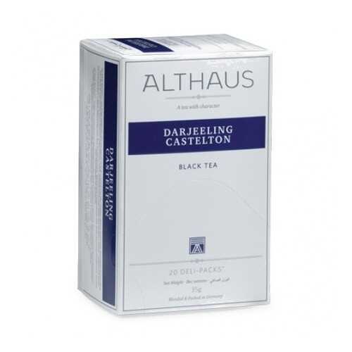 Чай Althaus Darjeeling Castelton Deli Pack 20*1.75 г в Газпромнефть