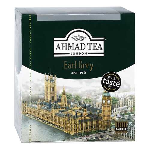 Чай Чайный лист Ahmad Tea earl grey черный 100 пакетиков в Газпромнефть