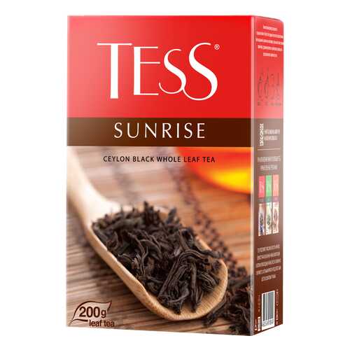 Чай черный листовой Tess Sunrise 200 г в Газпромнефть