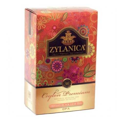 Чай черный листовой Zylanica ceylon premium collection OPА 100 г в Газпромнефть