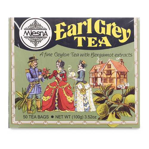 Чай черный Mlesna Earl Grey с ароматом бергамота Евро-Скан Экспорт 50 пак*2г Шри-Ланка в Газпромнефть