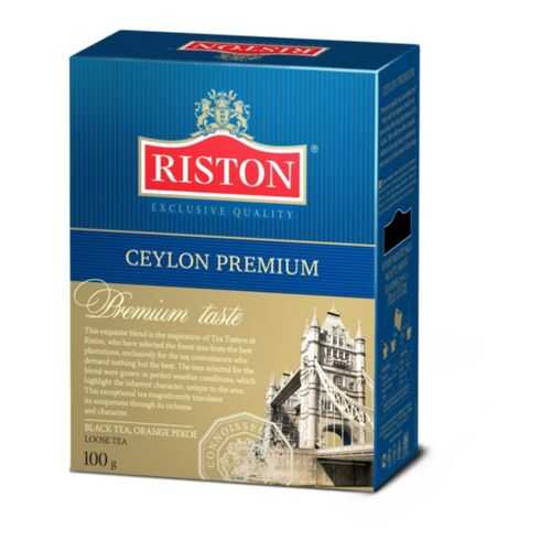 Чай черный Riston ceylon premium 100 г в Газпромнефть