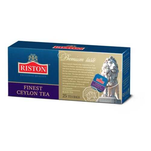 Чай черный Riston finest ceylon tea 25 пакетиков в Газпромнефть