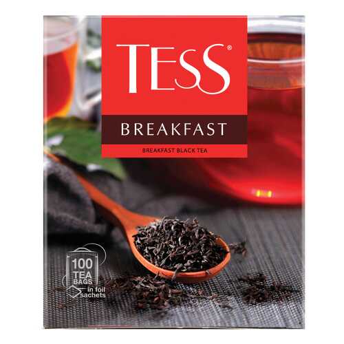 Чай черный Tess Breakfast 100 пакетиков в Газпромнефть