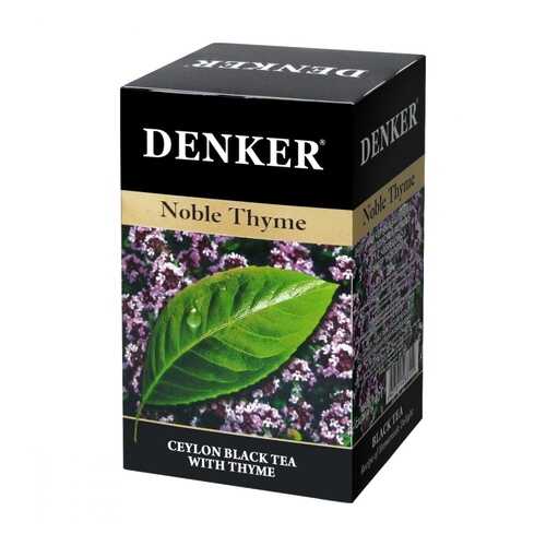 Чай Denker Noble Thyme черный с чабрецом 20 пакетиков в Газпромнефть