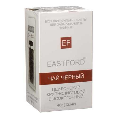 Чай Eastford Чай черный, черный листовой, 12 пакетиков в Газпромнефть