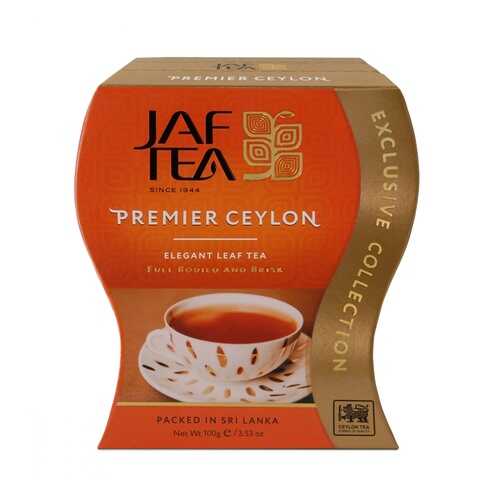 Чай Jaf Tea Premier Ceylon черный листовой FBOP 100 г в Газпромнефть