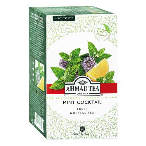 Чай травяной Ahmad tea mint cocktail 20 пакетиков в Газпромнефть