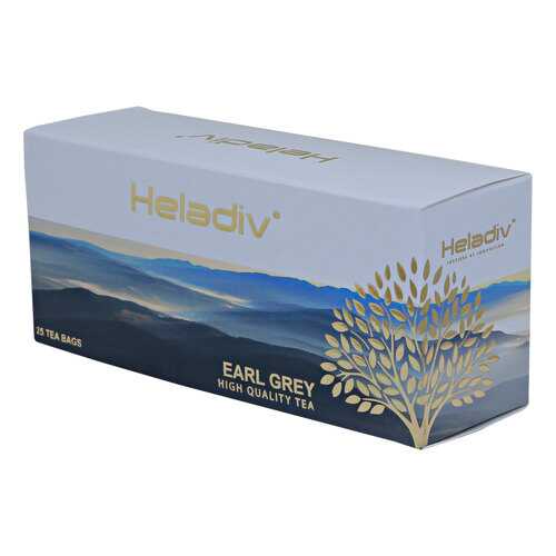 Чай в пакетиках Heladiv earl grey 25 пакетов в Газпромнефть