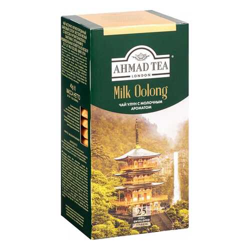 Чай зеленый Ahmad Tea milk oolong 25 пакетиков в Газпромнефть