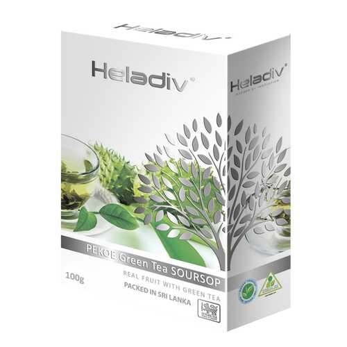 Чай зеленый листовой Heladiv soursop green tea 100 г в Газпромнефть