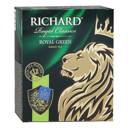 Чай зеленый Richard royal green 100 пакетиков в Газпромнефть