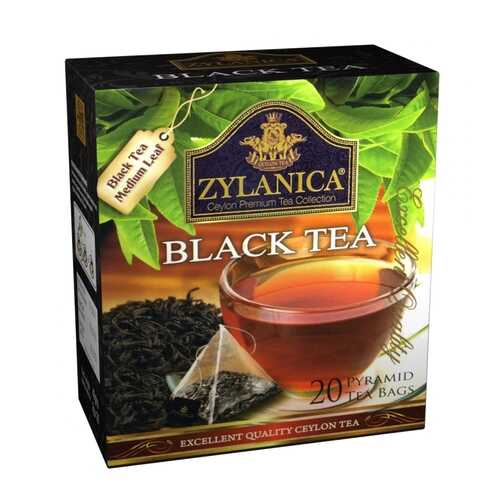 Чай Zylanica Black tea черный 20 пирамидок в Газпромнефть