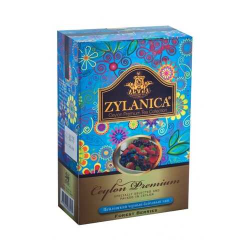 Чай Zylanica Ceylon Premium Forest Berries черный байховый с лесными ягодами 100 г в Газпромнефть