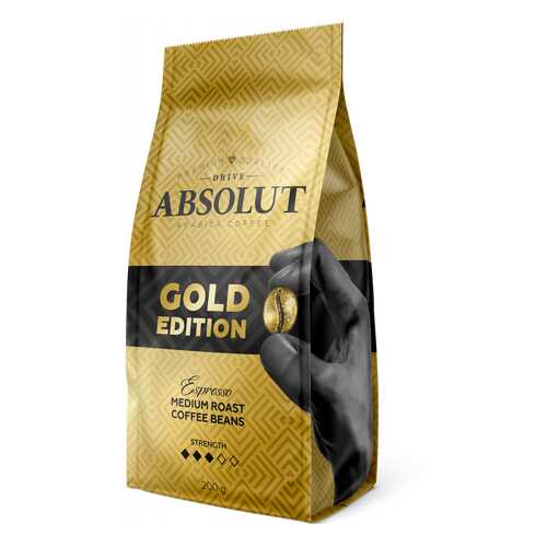 Кофе Absolut Drive Gold Edition в зернах 200 г в Газпромнефть