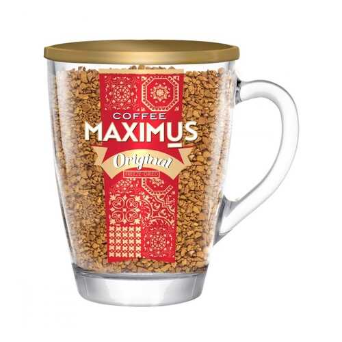 Кофе Maximus Original растворимый в стеклянной кружке 70 г в Газпромнефть