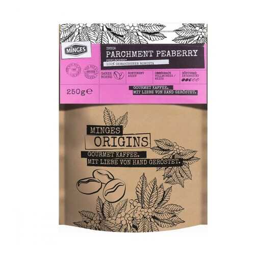 Кофе Minges Origins India Parchment Peaberry в зернах 250 г в Газпромнефть