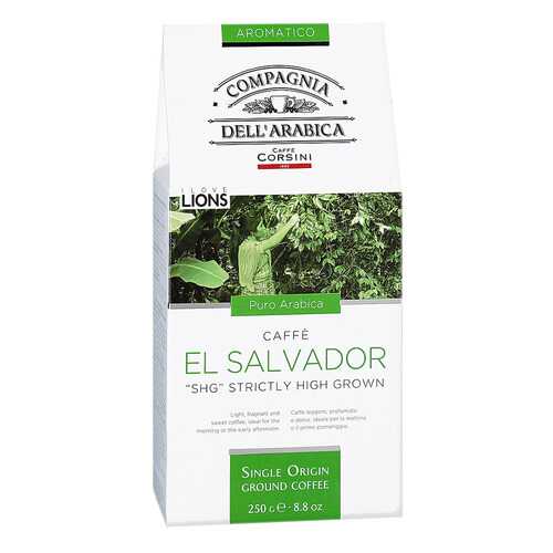 Кофе молотый Dell Arabica El Salvador 250г в Газпромнефть