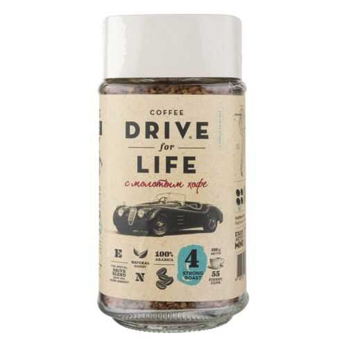 Кофе растворимый Drive for Life strong roast с молотым 100 г в Газпромнефть