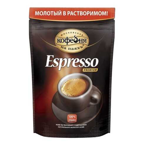 Кофе растворимый Московская кофейня на паяхъ espresso 95 г в Газпромнефть