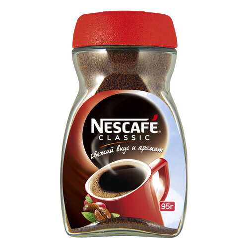 Кофе растворимый Nescafe Classic стеклянная банка 95 г в Газпромнефть