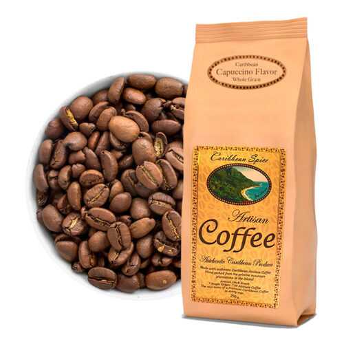 Кофе в зернах Caribbean Spice Artisan Kosher Coffee Cappucino Grain капучино 250 г в Газпромнефть