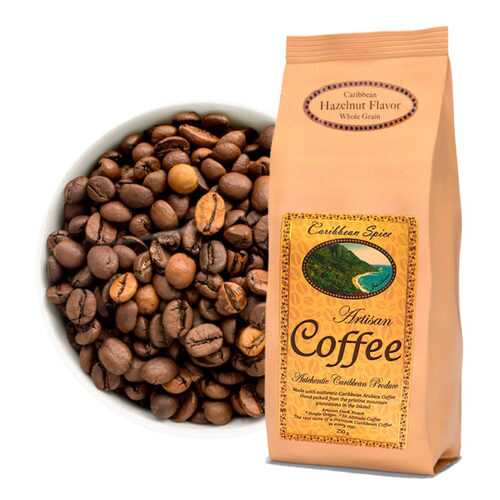 Кофе в зернах Caribbean Spice Artisan Kosher Coffee Hazelnut Grain лесной орех 250 г в Газпромнефть