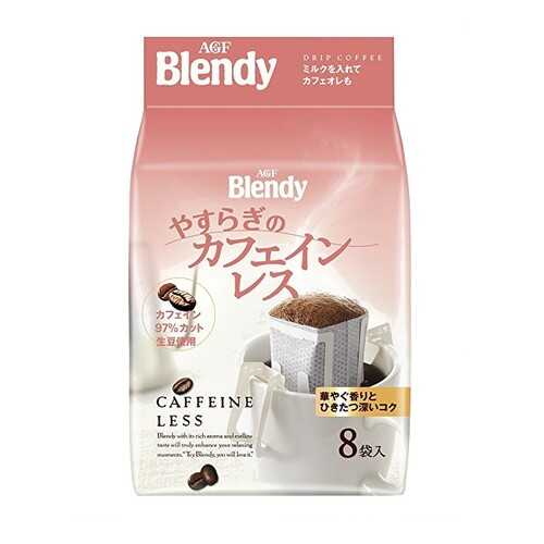 Кофе японский AGF Blendy с пониженным содержанием кофеина молотый 8 штук 56 г в Газпромнефть