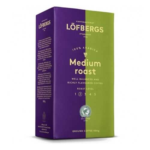 Молотый кофе Lofbergs Medium Roast 500 г в Газпромнефть