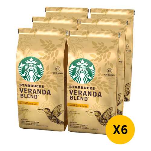 STARBUCKS Blonde Veranda кофе молотый 6 штук по 200г в Газпромнефть