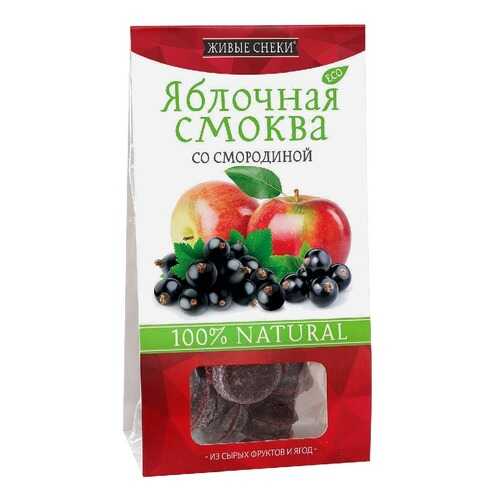 Смоква Живые снеки яблочная со смородиной 60 г в Газпромнефть