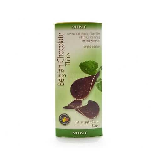 Шоколад BELGIAN CHOCOLATE Thins Mint 80г в Газпромнефть