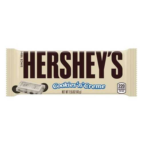 Шоколад Hershey`s cookies n creme bar 43 г в Газпромнефть