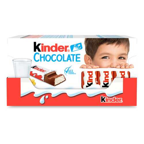 Шоколад Молочный Kinder Chocolate 100 г в Газпромнефть