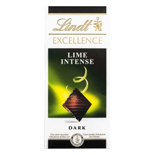 Шоколад темный Lindt excellence лайм 100 г в Газпромнефть