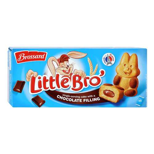 Пирожное Little Bro с шоколадной начинкой 5шт*28г в Газпромнефть