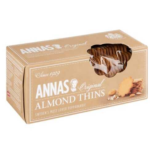 Печенье Annas original almond thins миндальное тонкое 150 г в Газпромнефть