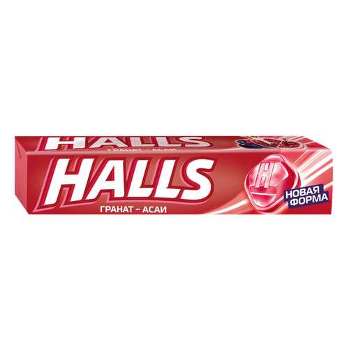 Леденцы Halls со вкусом граната и ягод асаи 12*25 г в Газпромнефть