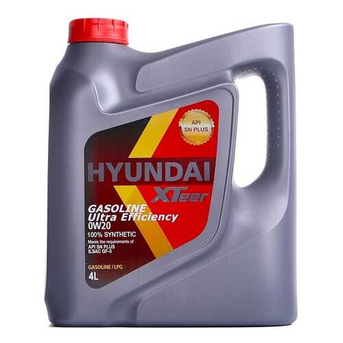 Масло моторное HYUNDAI XTeer Gasoline Ultra Efficiency 0W-20 4 л в Газпромнефть