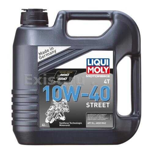 Масло Моторное Liqui Moly Motorbike 4t 10w-40 Street 4l Liqui moly арт. 1243 в Газпромнефть