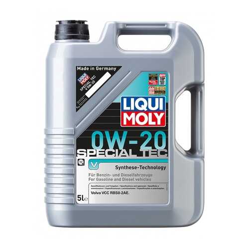 Масло моторное Liqui moly Special Tec V 0W-20 5л в Газпромнефть