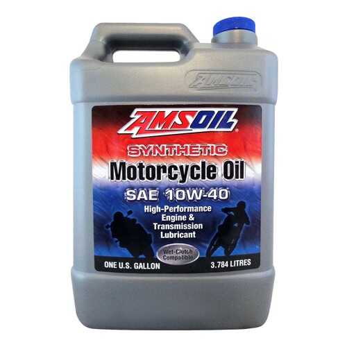 Моторное масло Amsoil Metric Motorcycle 10W-40 3,784л в Газпромнефть