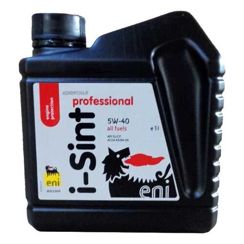 Моторное масло Eni I-Sint Professional 5W-40 1л в Газпромнефть